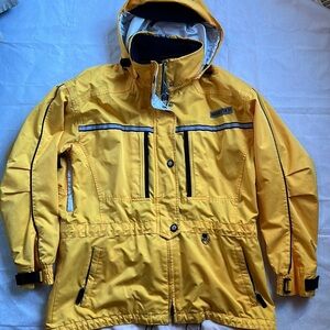 Obermeyer women’s yellow ultimate ski jacket sz12